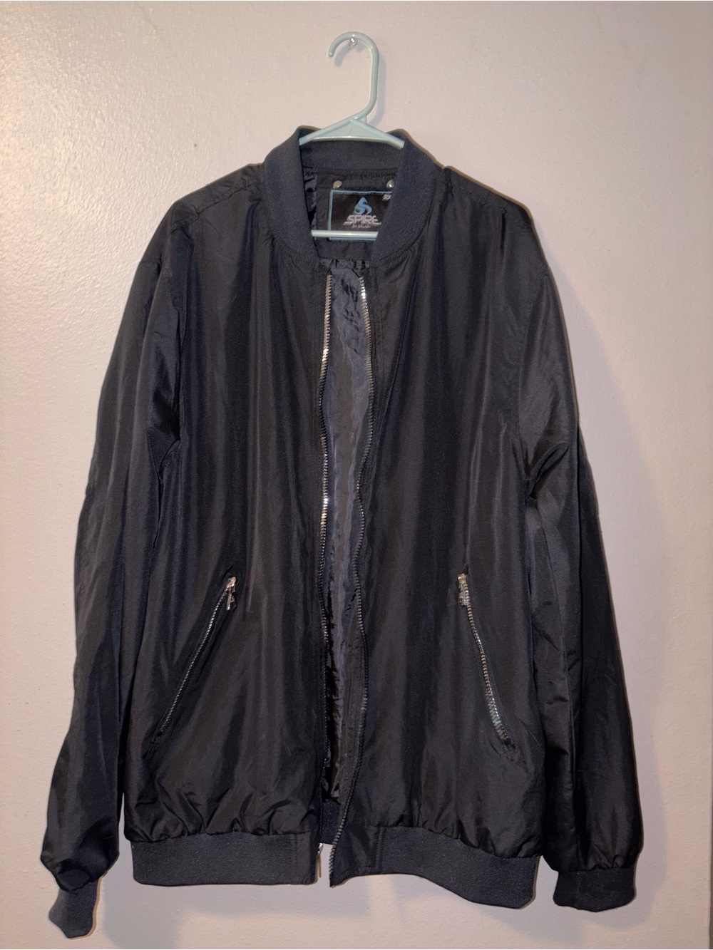 Spire by Galaxy Black Jacket with Zip Pockets
